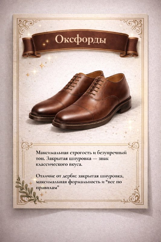 Как выбрать мужскую обувь и не ошибиться