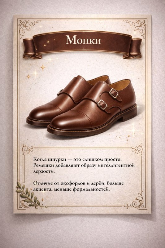 Парные монки с пряжками на нейтральном фоне: лаконичный силуэт, элегантная альтернатива шнурованной обуви для аккуратного образа.