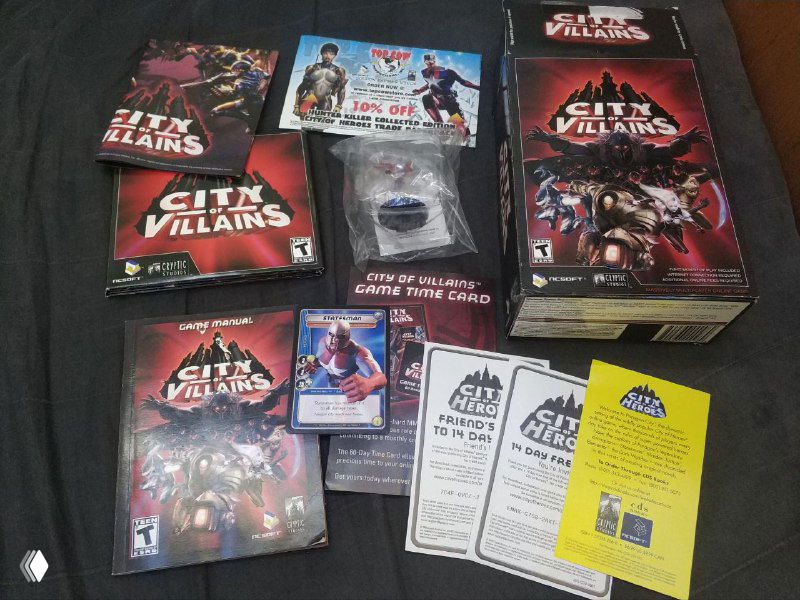 City of Villains, 2005 (NCsoft) — коробочное издание