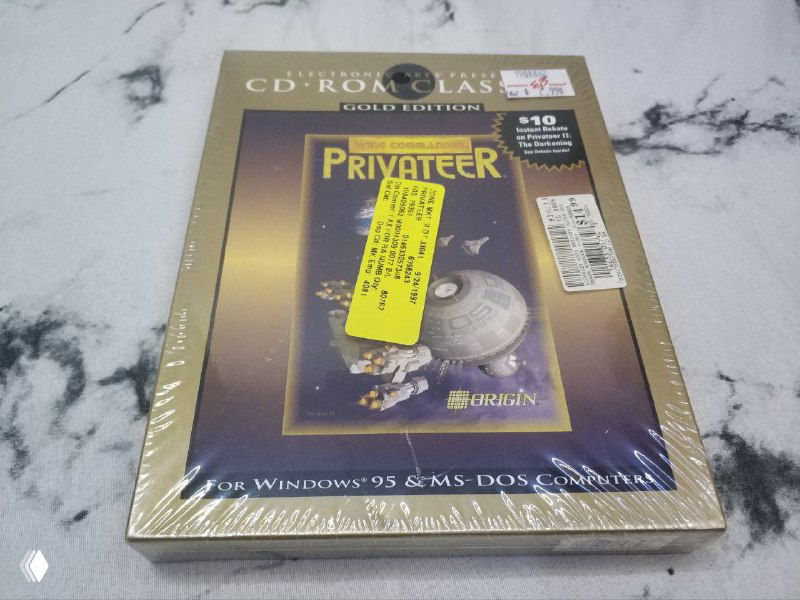 3 коробки в плёнке: Privateer, Gunship 2000, Jane's Attack Pack