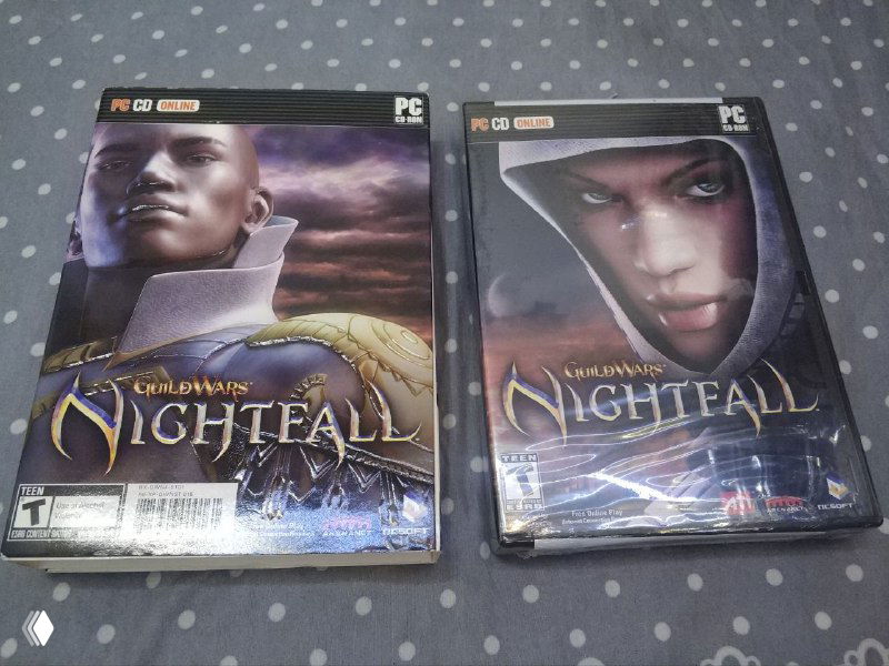 Guild Wars — Nightfall: толстый чёрный DVD бокс