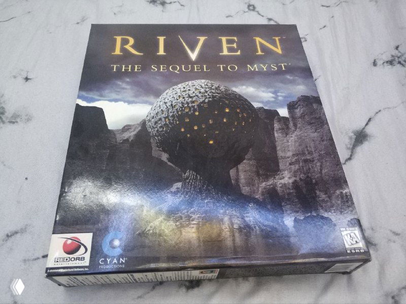 Riven (1997, Red Orb) — запечатанная коробка