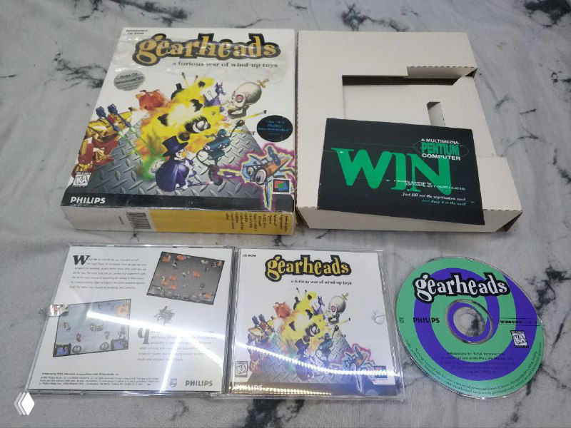 Gearheads (1996, Philips Media) — коробочное издание
