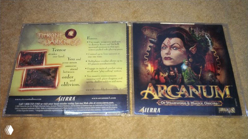 Arcanum (of Steamworks and Magick Obscura) — издание Sierra, 2001