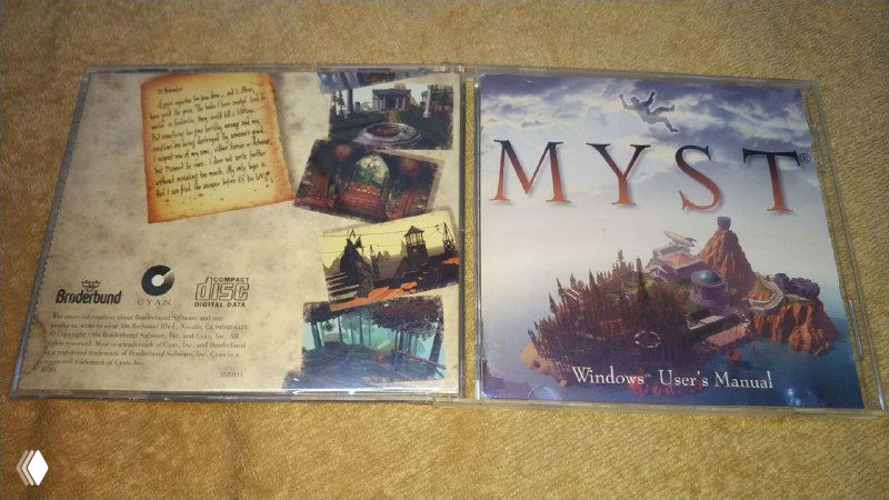 Myst (1994) — редкий вариант комплектации