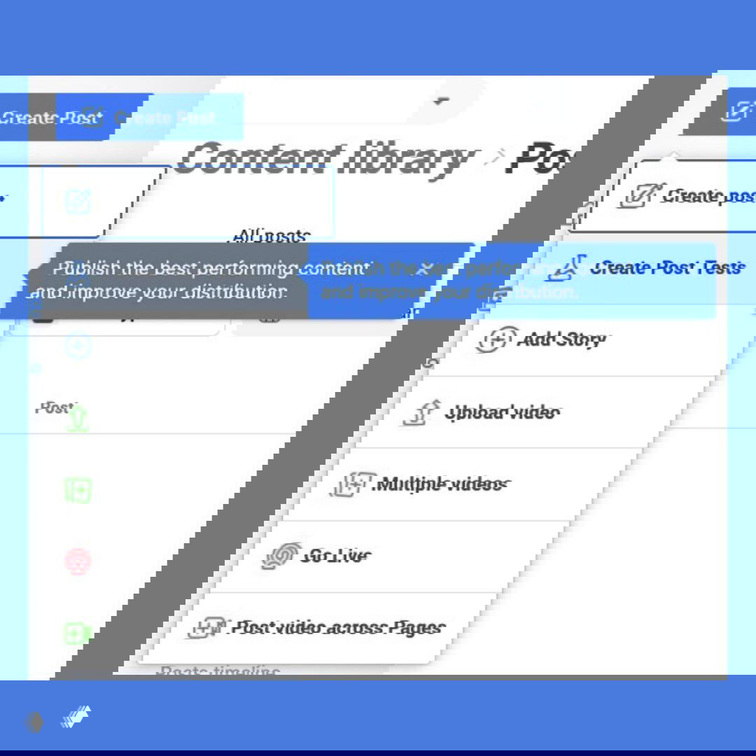 Facebook тестирует AB‑тест постов в Creator Studio