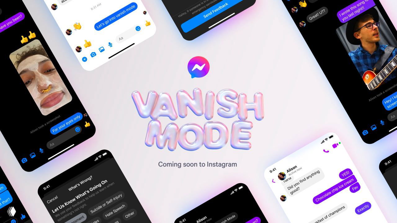 Facebook заанонсил Vanish Mode в Messenger и Direct