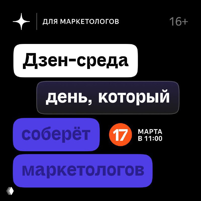 Дзен‑среда 17 марта: Digital‑тренды и кейсы маркетинга