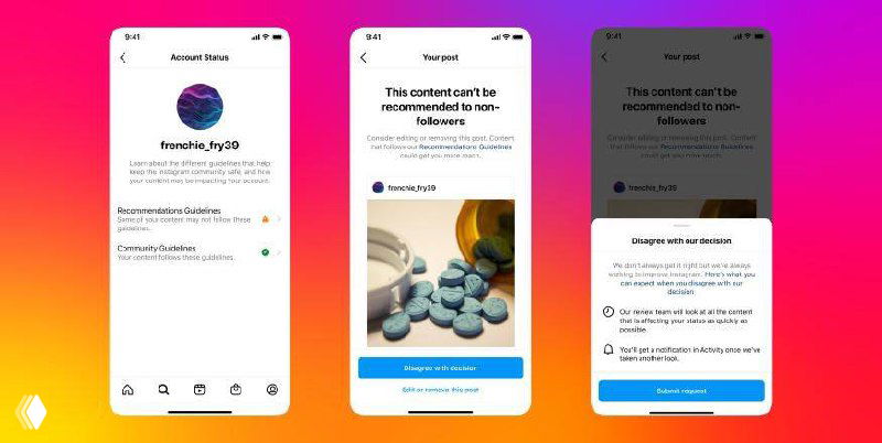 Теневой бан в Instagram станет прозрачным