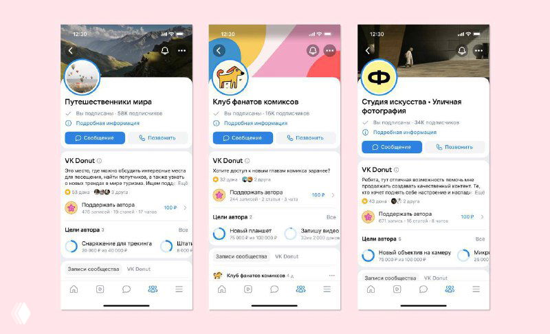 VK Donut — сборы донатов на цели во ВКонтакте