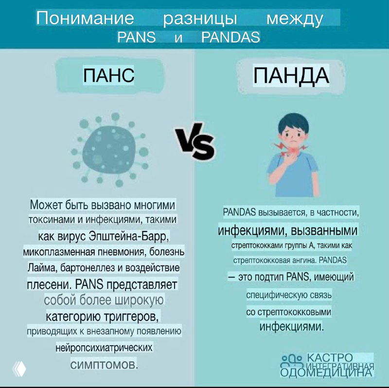 PANDAS/PANS: нейроиммунный перекрест