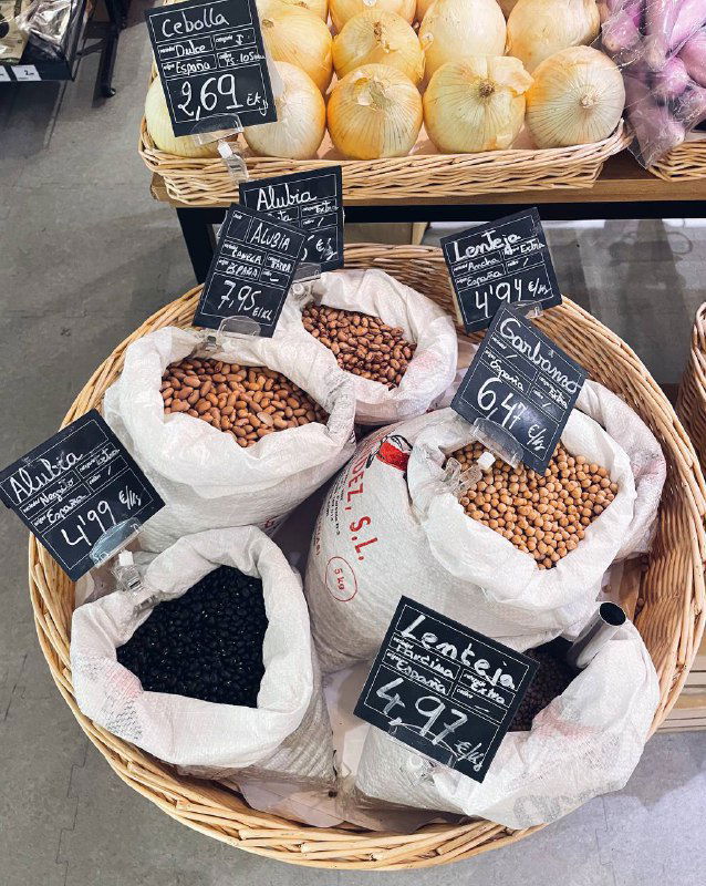 Los garbanzos, las lentejas, las alubias — происхождение слов