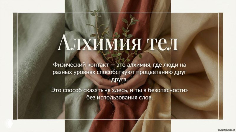 Алхимия прикосновений