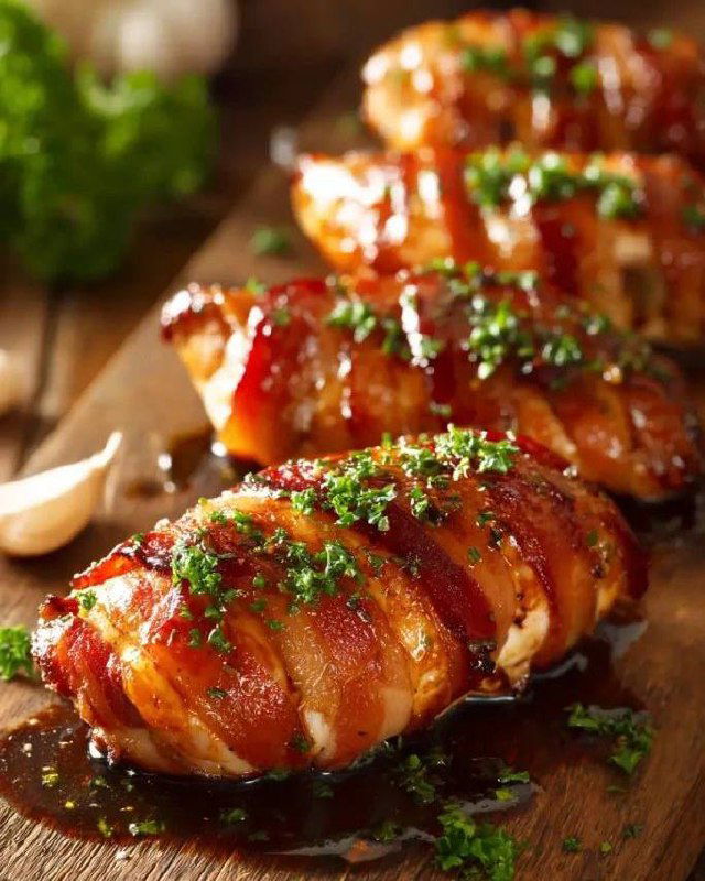 Праздничные рулетики из куриного филе в аэрогриле