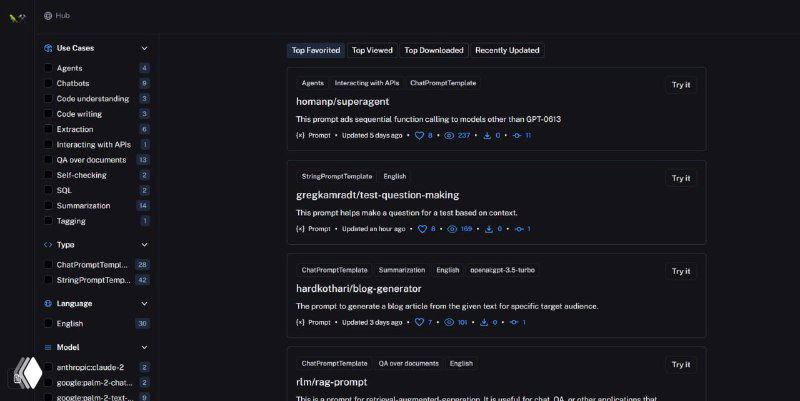 Форум Langchain с рабочими промтами
