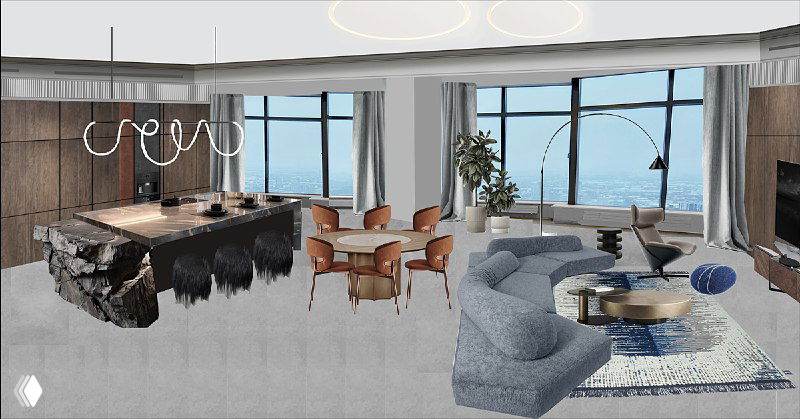 Интерьер «Огонь, вода и медные трубы»