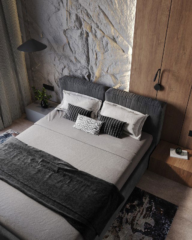 Изящное решение для кабинета в спальне