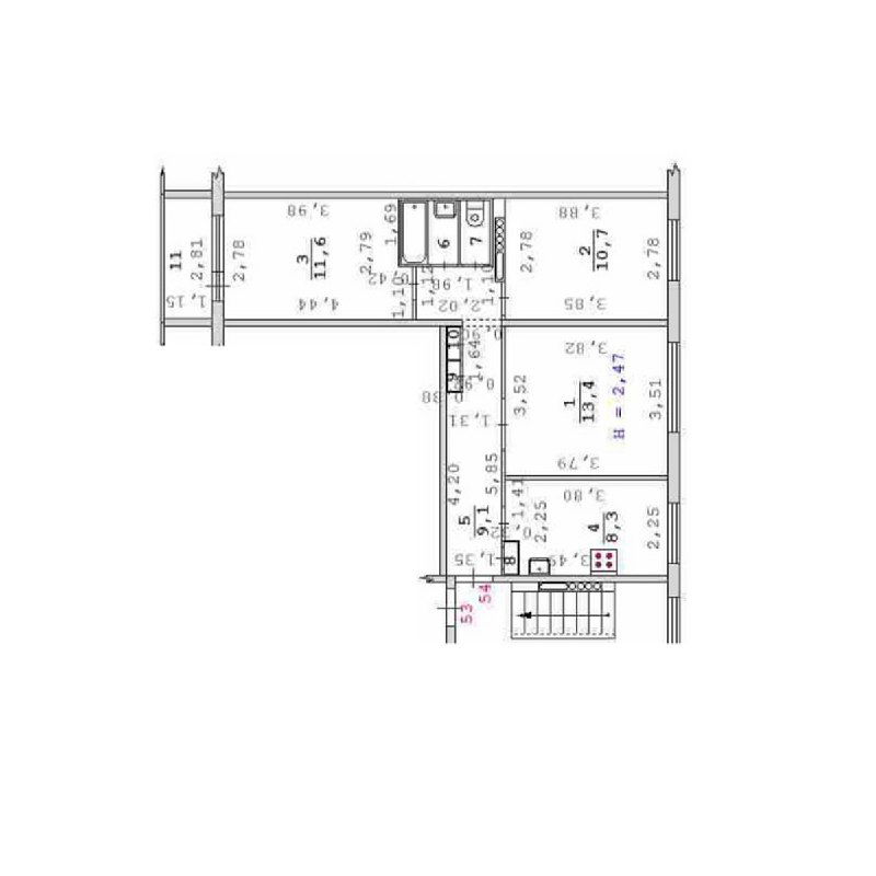 Перепланировка в панельном доме — часть 2