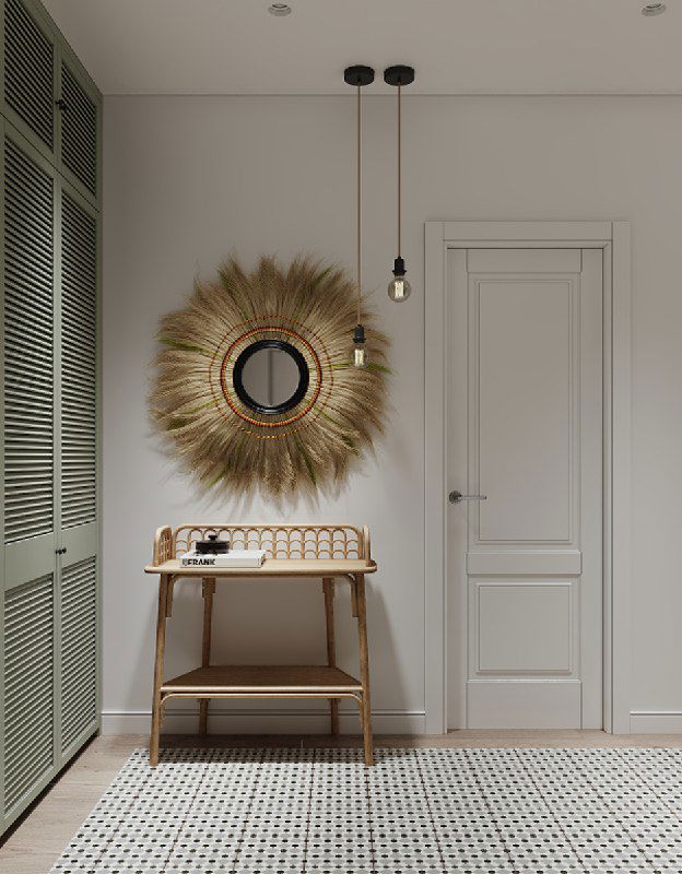 Тропическая прихожая — проект в стиле «Король Лев»