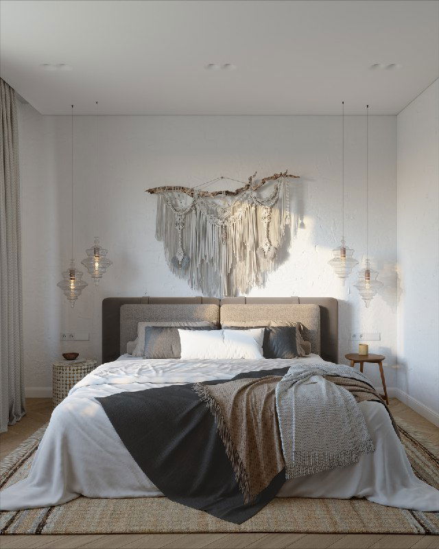 Лаконичная мастер‑спальня — проект «Дружба народов»