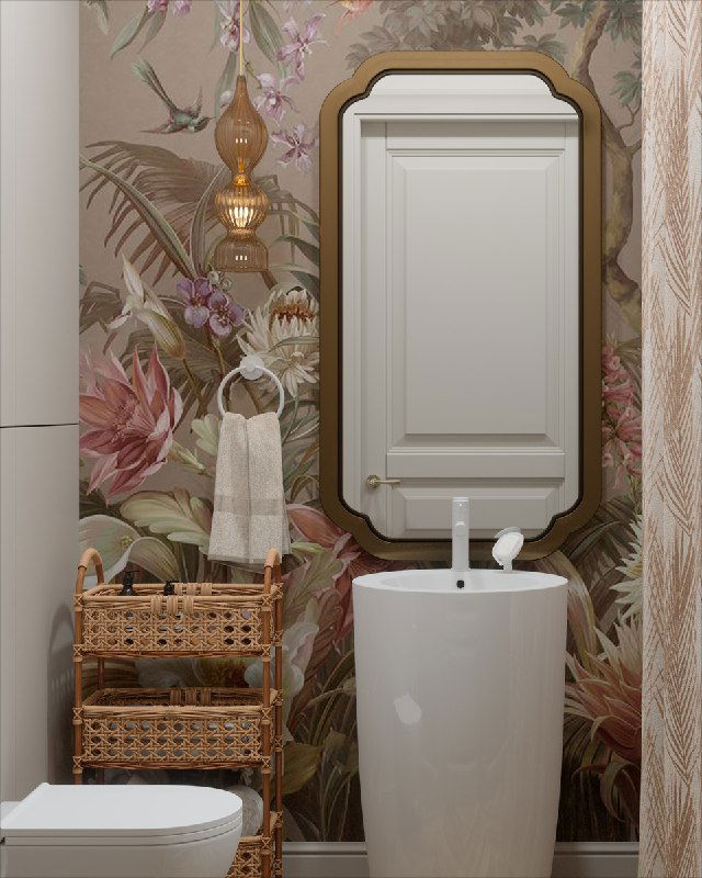 Удобство + красота — гостевой санузел в ЖК Макаровский