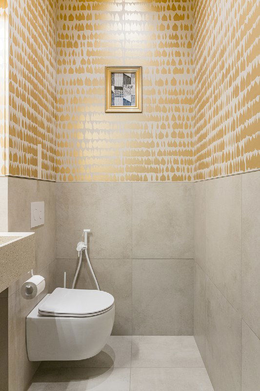 Золотой санузел в ЖК Александровский сад