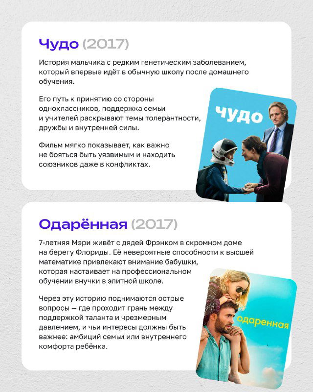 Фильмы и мультфильмы про детей и подростков