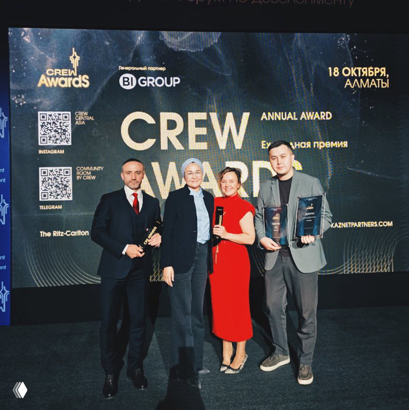 IBC Real Estate — две награды CREW Central Asia Awards