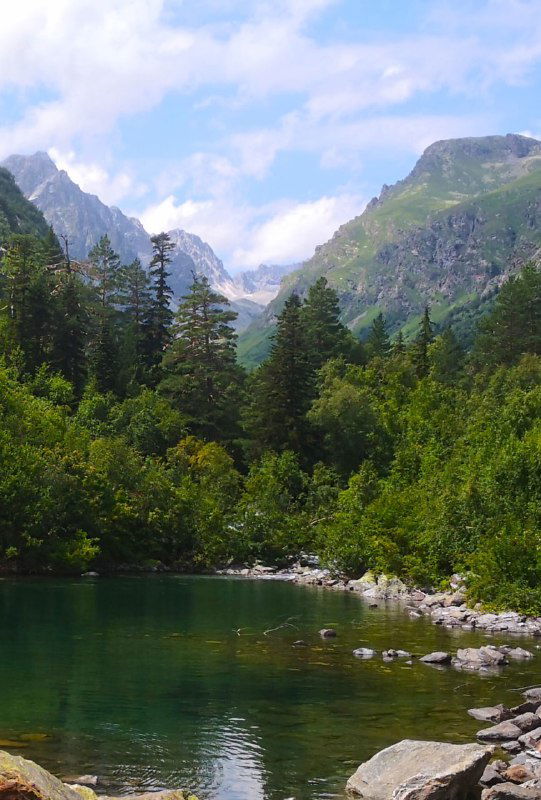 Домбай — прогулка к Бадукским озерам
