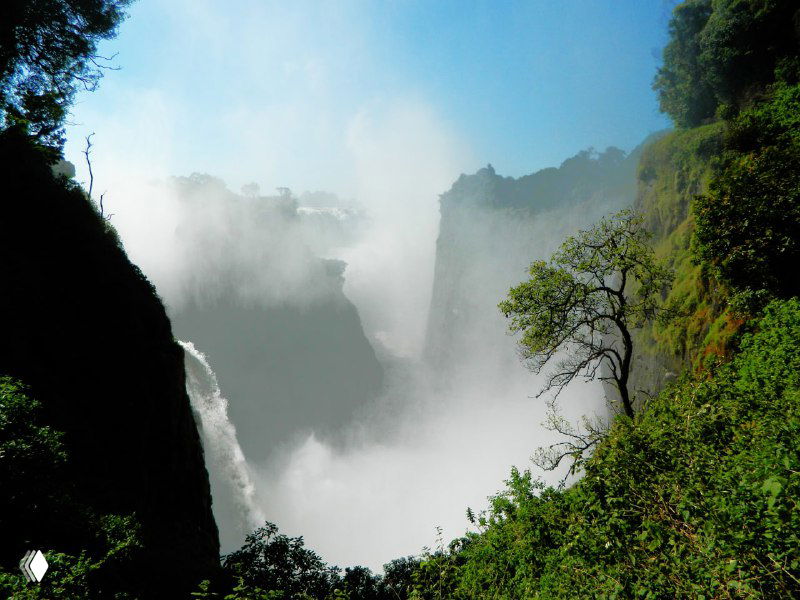 Зимбабве - Замбия: водопад Виктория