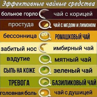 Каждый чай — свой секрет пользы