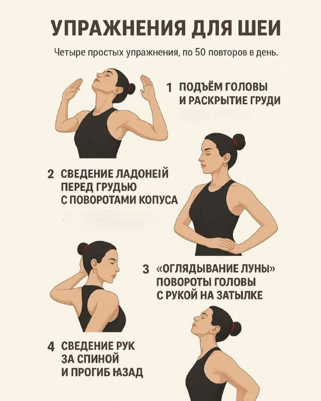 5 минут в день — и боль в шее уйдёт!