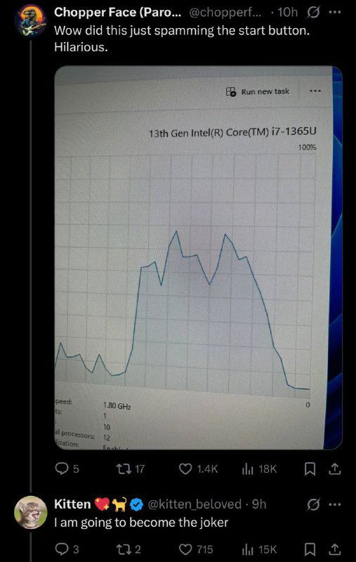 Microsoft: меню «Пуск» грузит CPU на 100%
