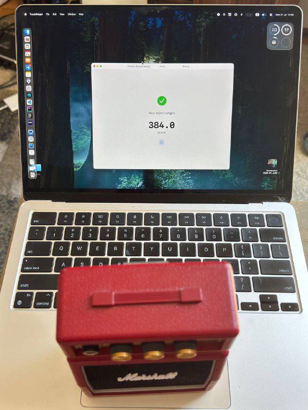 MacBook теперь умеет взвешивать