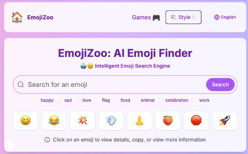 Первый в мире ИИ-поисковик по эмодзи