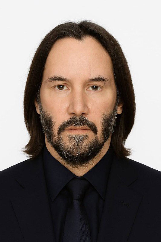 Паспортное-подобное фото взрослого человека на светлом фоне, лицо анфас, нейтральное выражение, центрированная голова и видимые плечи.