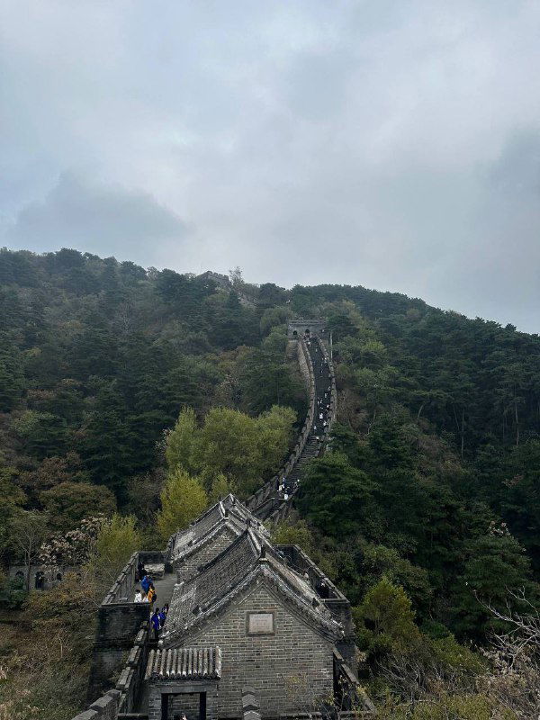 На выходных я побывала на Великой Китайской стене