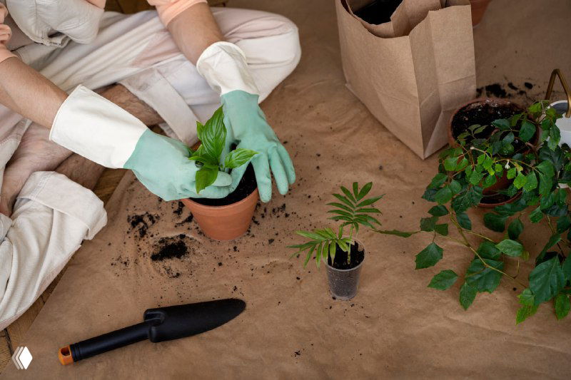 Почему не стоит пересаживать растения сразу в большой кашпо