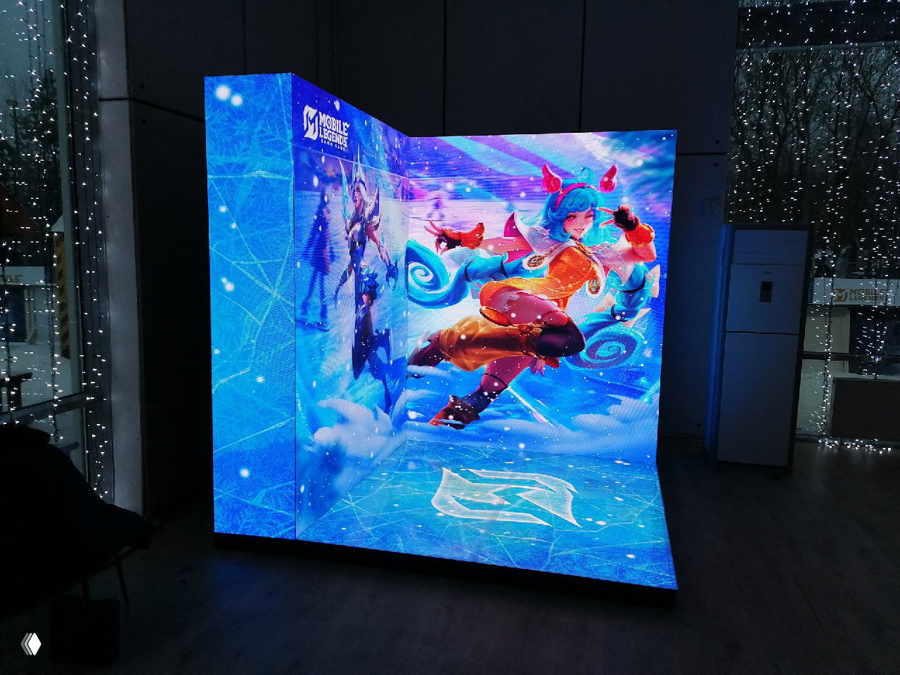 Новая LED фотозона с боковыми экранами