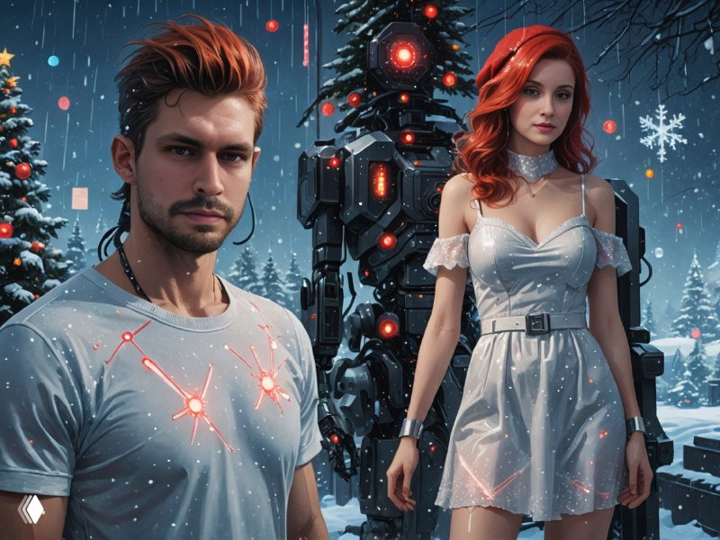 ИИ‑обработка фотографий к Новогодним праздникам