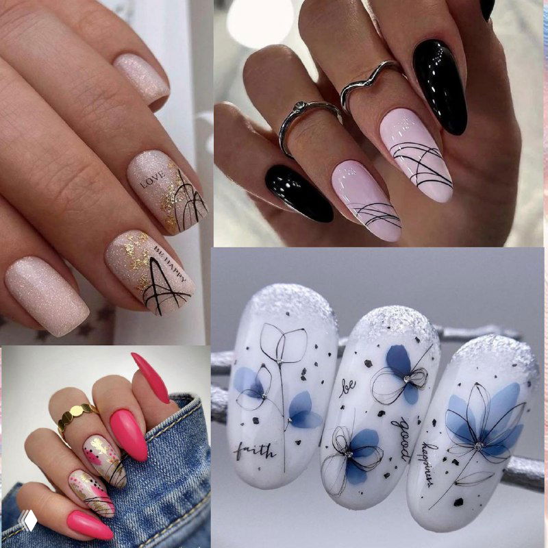 Гель-краски и паутинка: современные тренды ногтевого дизайна