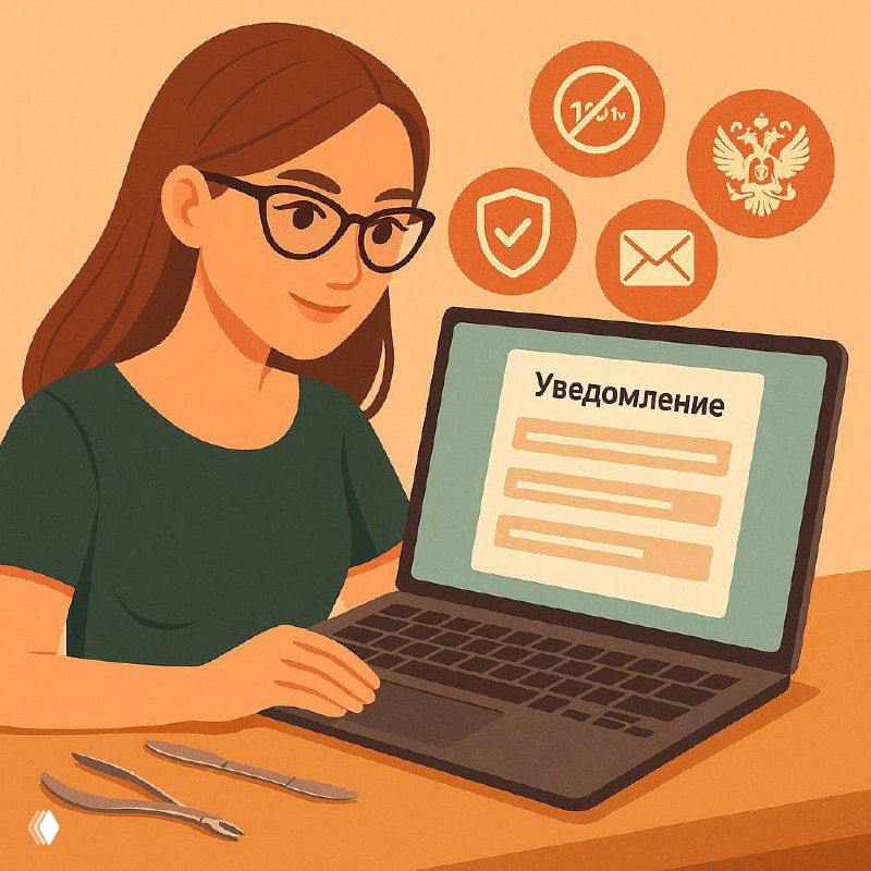 Уведомление в Роскомнадзор: заполнение формы для мастера