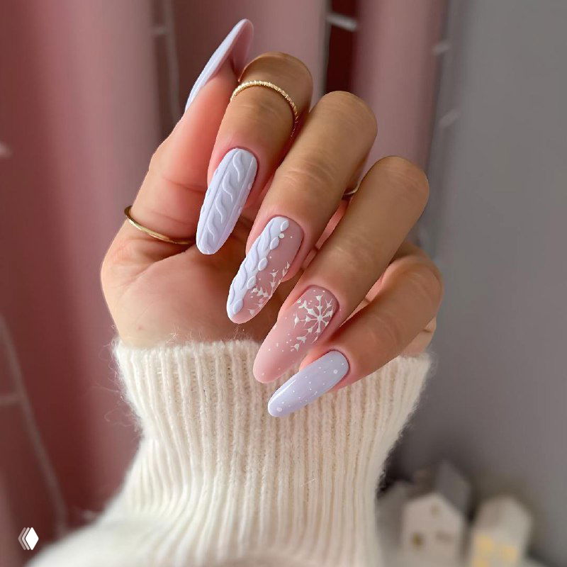 Зимний маникюр: уют и элегантность