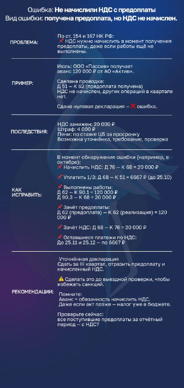 Ошибки по НДС, которые дорого обходятся