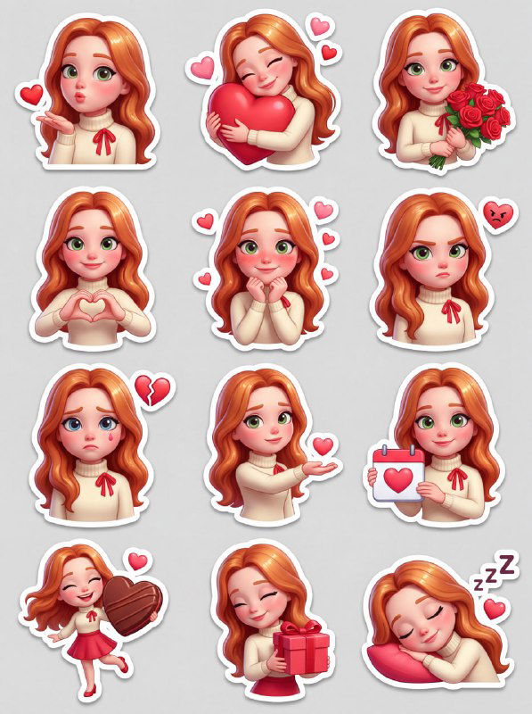 Промт для стикеров Telegram