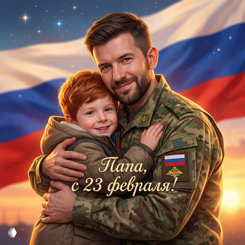 Промпт на открытку на 23 февраля