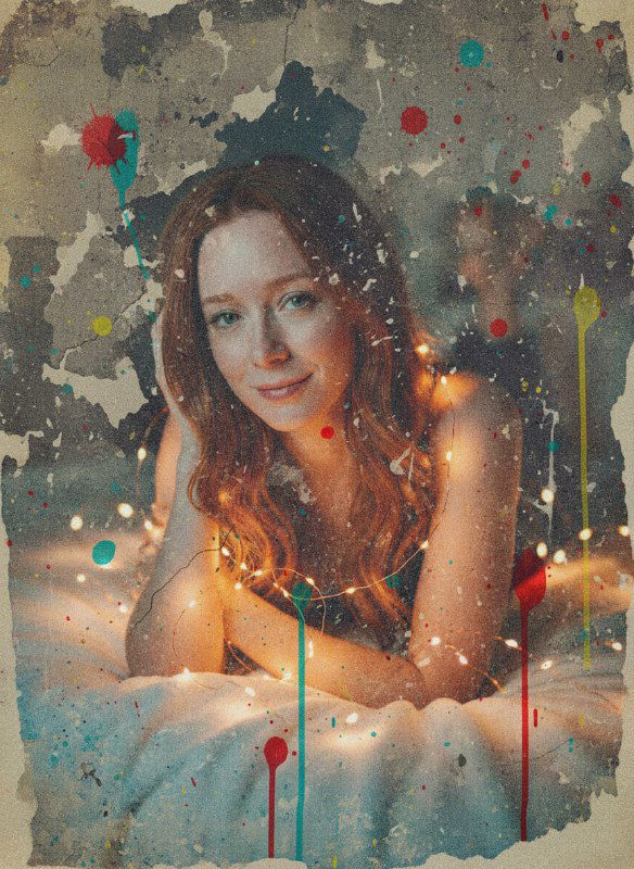 Портрет в стиле гарнж