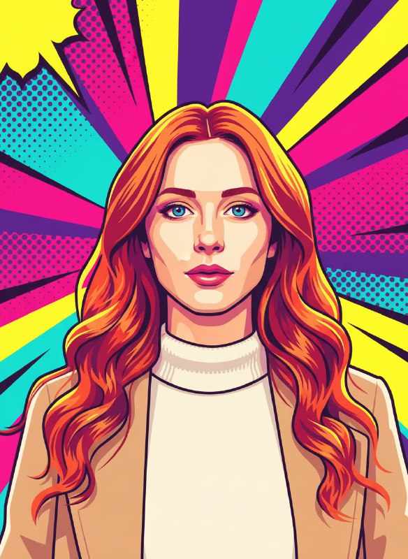 Портрет в стиле поп арт