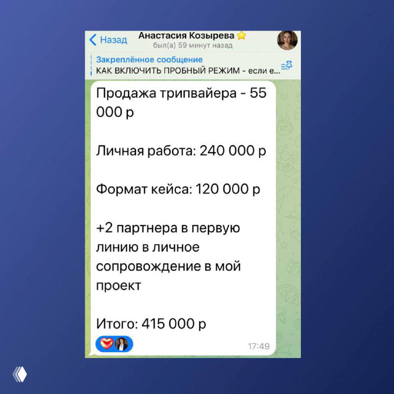 Кейс: 415 000 ₽ с первого запуска без выгорания
