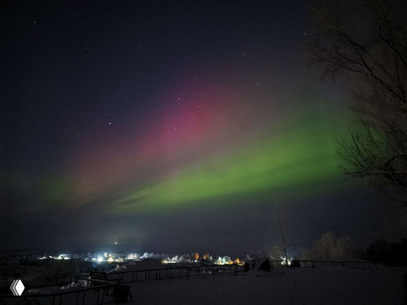 Когда северное сияние пришло ко мне